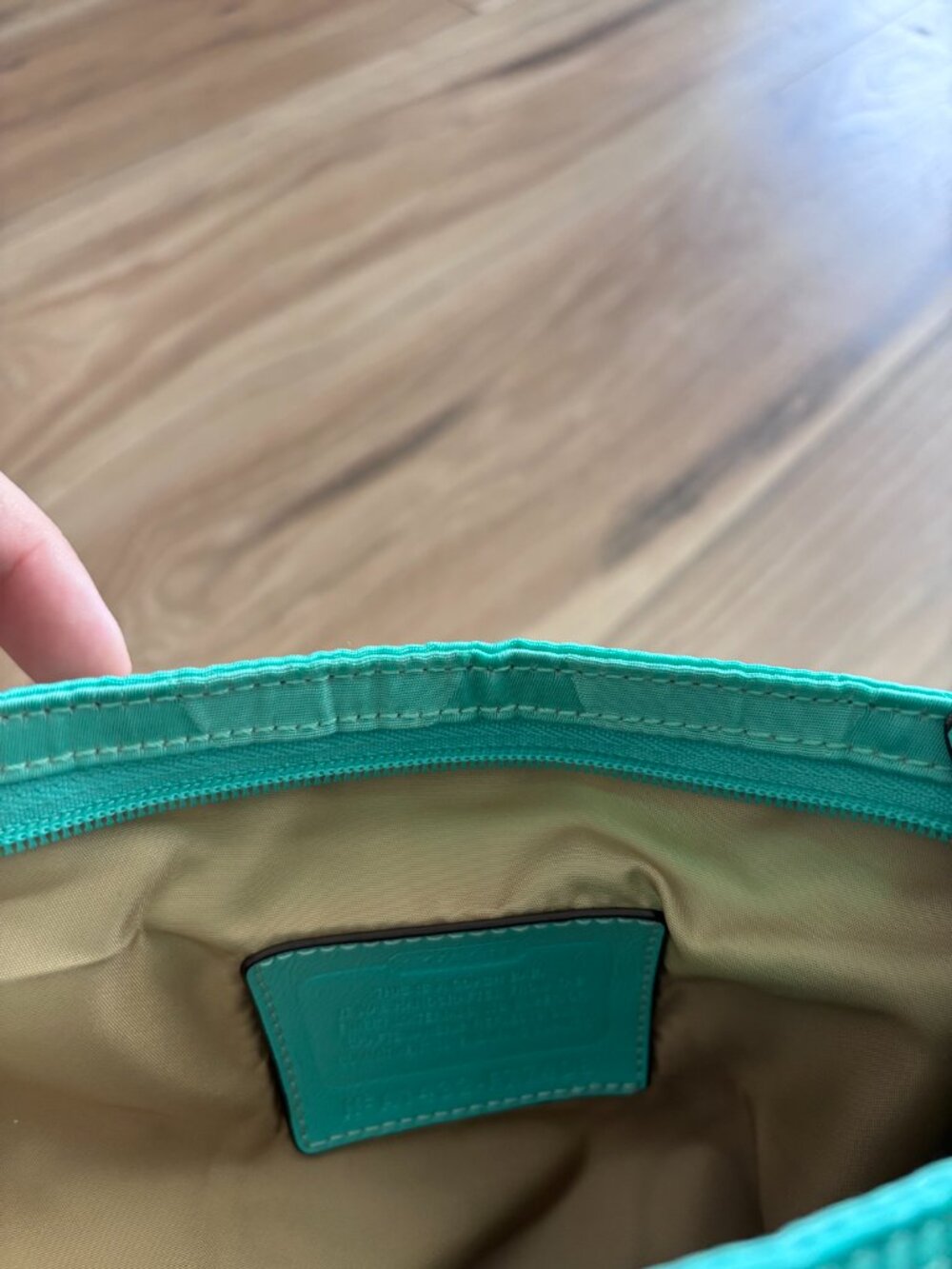 Coach Getaway Signature Nylon File Bag - Picture 3 of 6